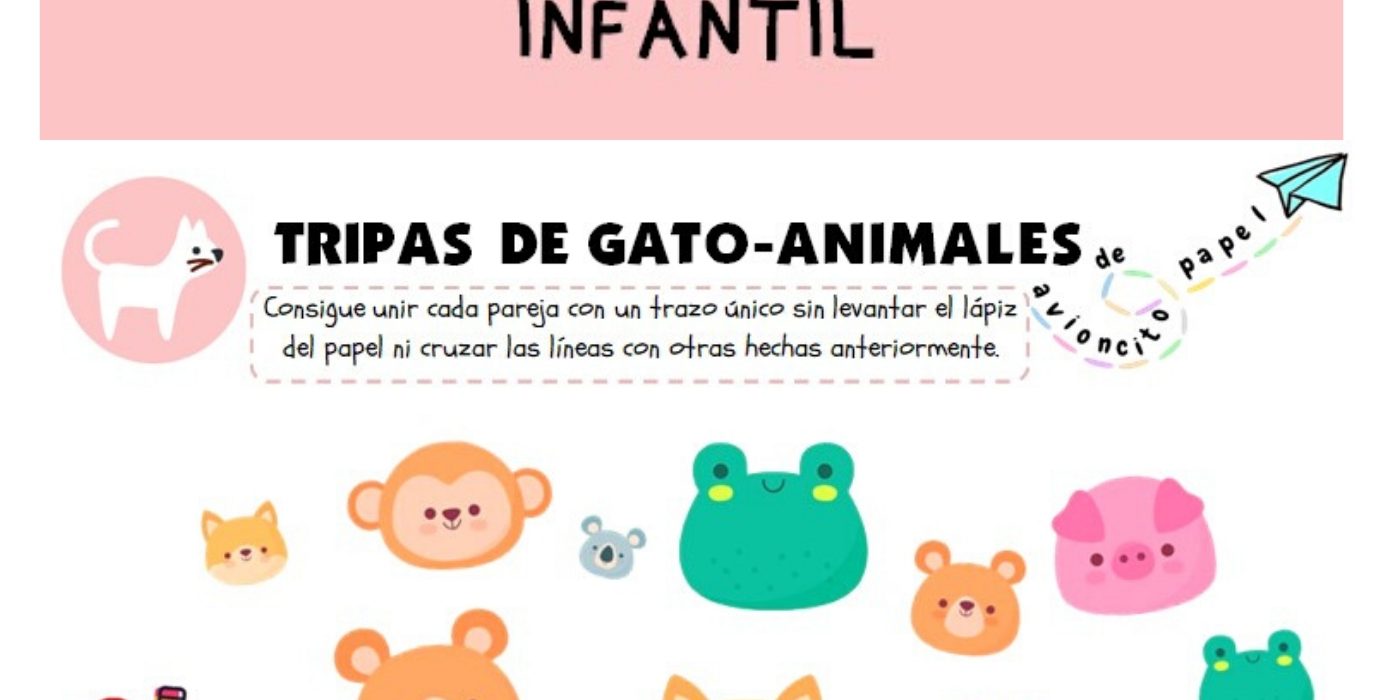 Juego sobre papel: Tripas de gato - Avioncito de papel Juego sobre papel: Tripas de gato - Avioncito de papel