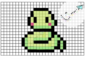 Serpiente pixel