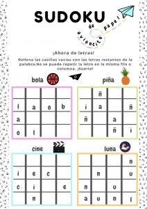 Sudoku palabras
