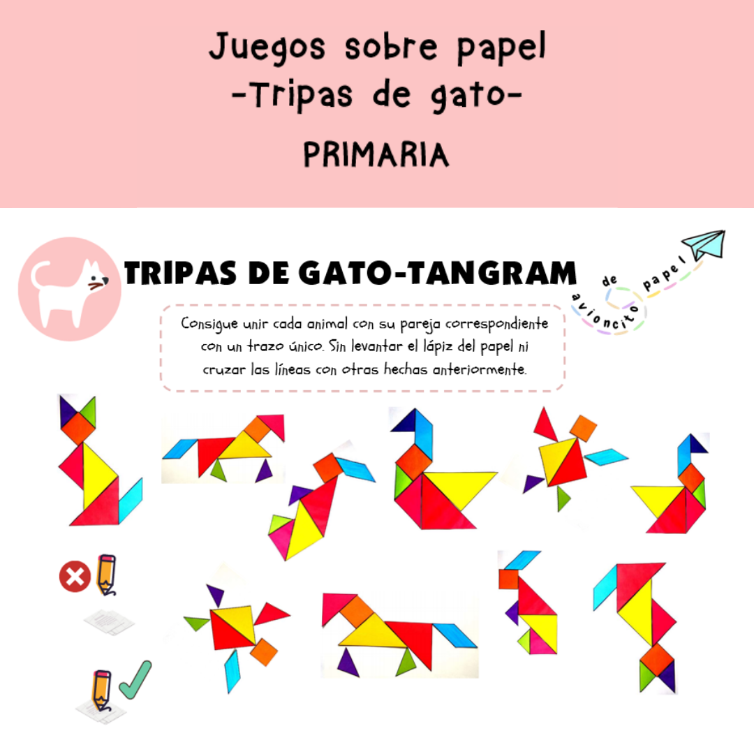 Tripas De Gato Primaria Juegos Sobre Papel Avioncito De Papel