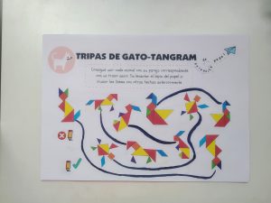 Tripas de gato - tangram