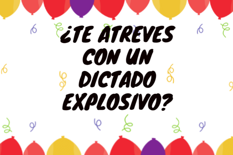 Dictado explosivo imagen destacada