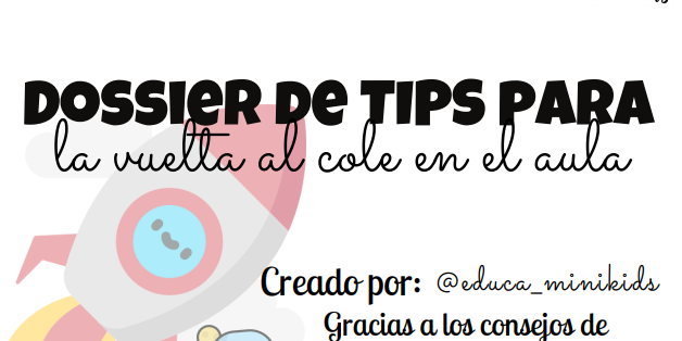 dossier tips Dossier tips vuelta al cole