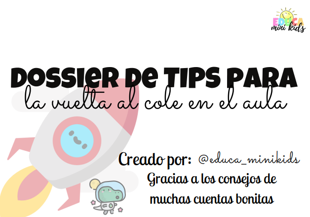 dossier tips Dossier tips vuelta al cole